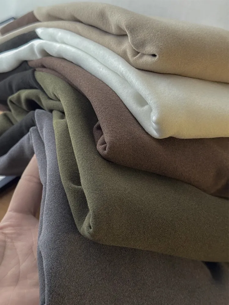 زوجين Sle على الوجهين الألمانية المخملية طويلة Sve تي شيرت oulder إدراج تصميم عادية فضفاضة تناسب Boting المحملة irt #4