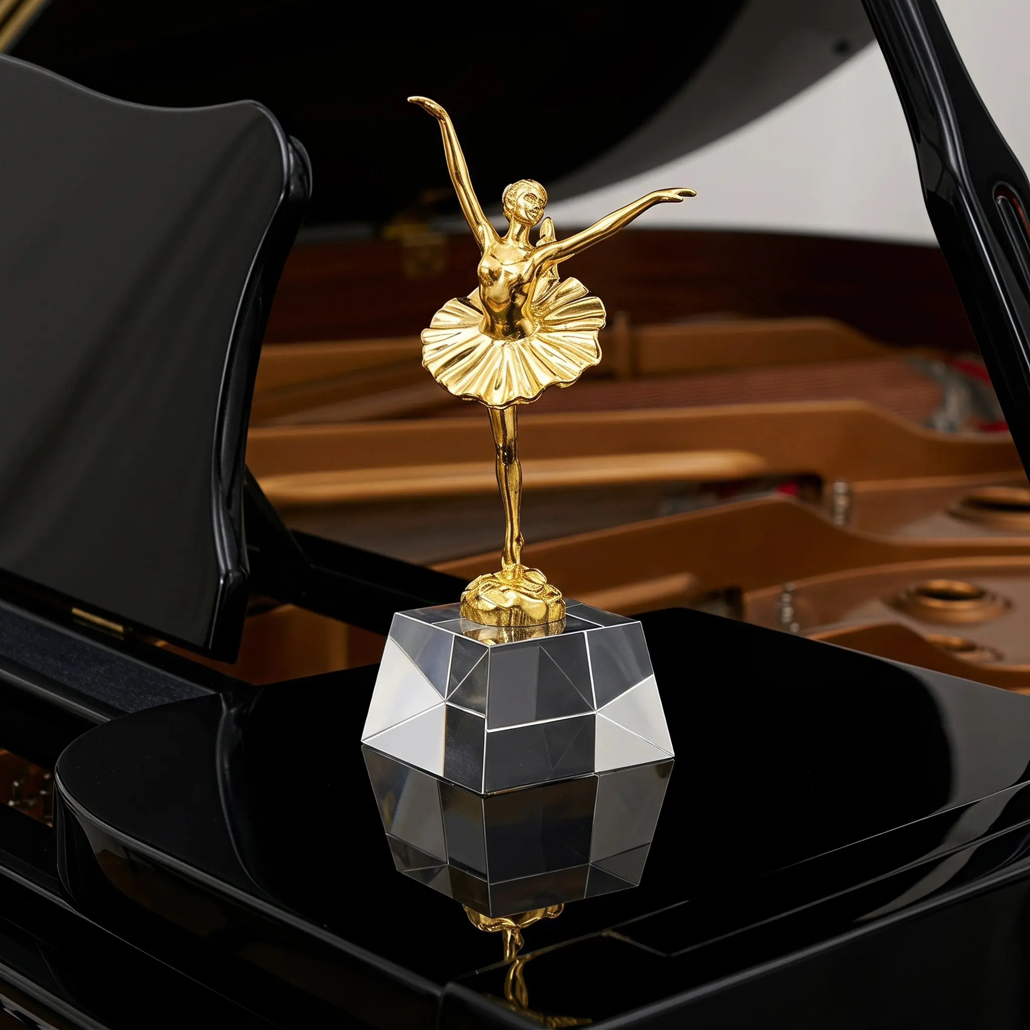 Dance Trophy with Ballet Dancer Design for School Events Competitions Parties Ceremonies Office Awards Kids Teen Recognition