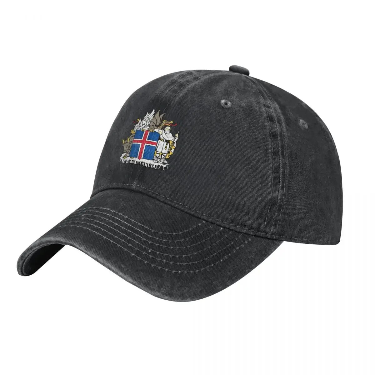 Coat of arms of Iceland Baseball Cap party Hat New Hat hiking hat Luxury Man Women's Golf Clothing Men's