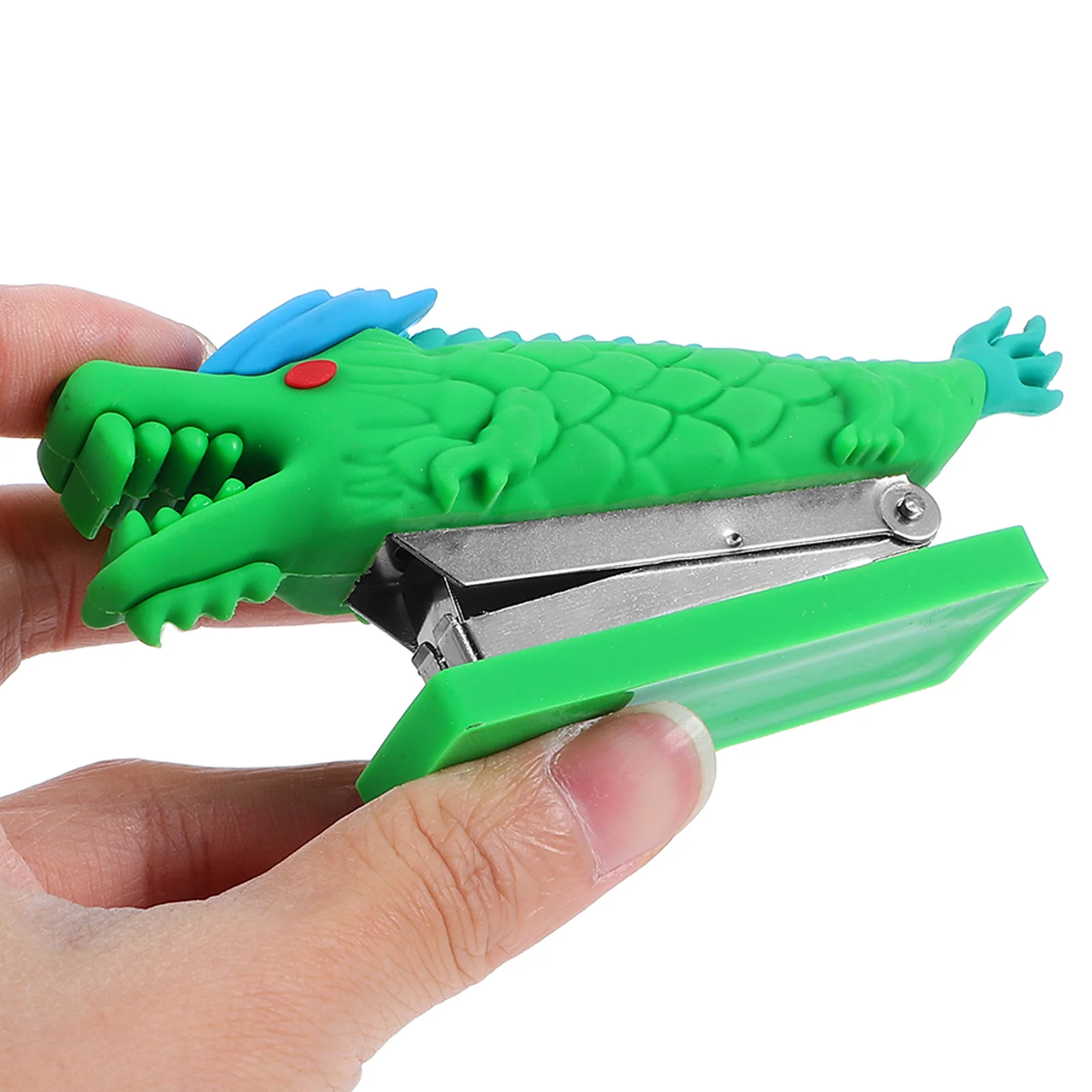 

Compact Mini Dragon Stapler Cute Cartoon Design Portable Office Supplies Stainless Steel Staples for Classroom Desk