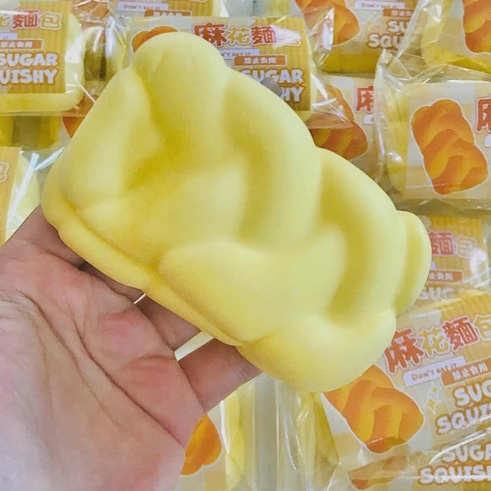 Knijpspeelgoed Twist Brood Langzaam stijgend stressspeelgoed Zintuiglijk spel Grappig voor vakantie Klaslokaal Kinderen Werk Reizen Senioren Volwassenen