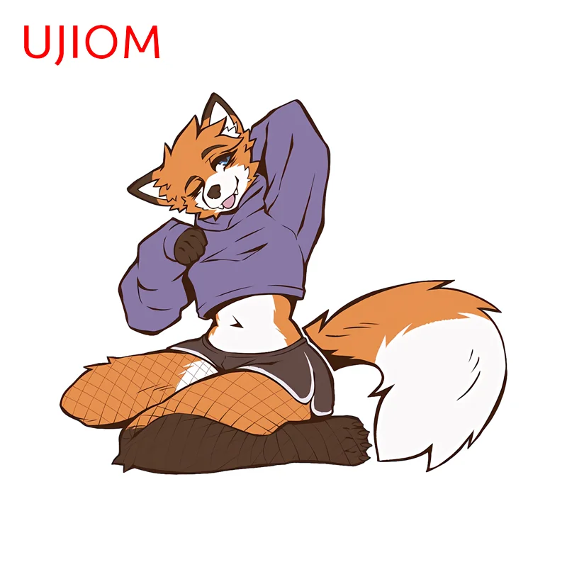 UJIOM Alluring Furry Femboy Wall Sticker Cool Personality Graphics Air Conditioner Decals Unique Room Decoration Accessories