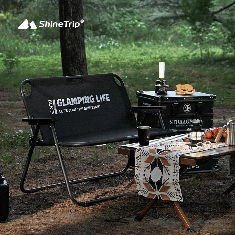 Shinetrip A436 Outdoor Camping Aluminum Alloy Double Folding Chair