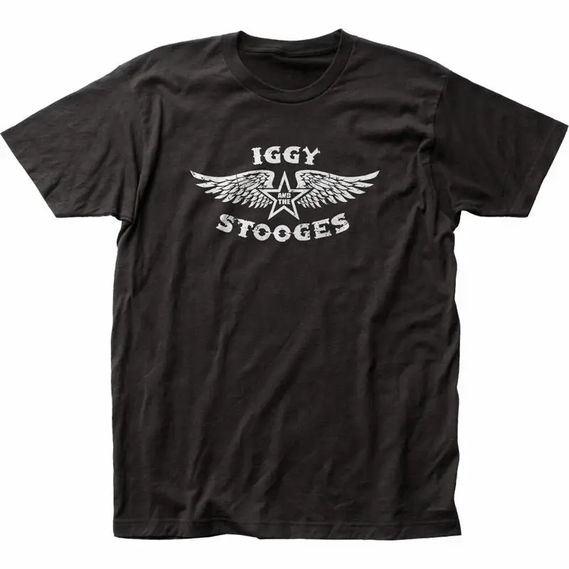 Iggy Pop The Stooges T Shirt Mens Licensed Rock N Roll Band New Black