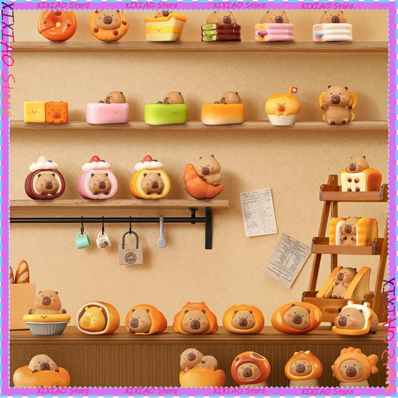 

Оригинальная новая модная игрушечная слепая коробка Kapibara Capybara-креативные настольные украшения, милый подарок для детей, оптовая продажа в наличии