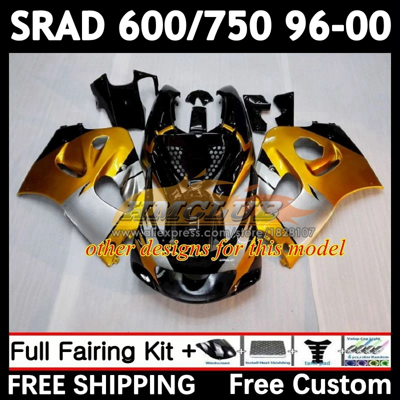 Body For SUZUKI SRAD GSXR 600 750 GSXR600 Movistar Blue 1996 1997 1998 1999 2000 11No.23 GSX-R600 GSXR750 96 97 98 99 00 Fairing