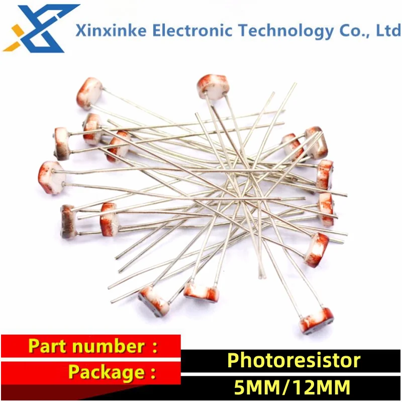 50 قطعة Photoresistor GL5506 GL5516 GL5537 GL5539 GL5549 5506 5516 5537 5539 5549 5528 12528 LDR مفتاح كشف الضوء الاستشعار DIY بها بنفسك #2