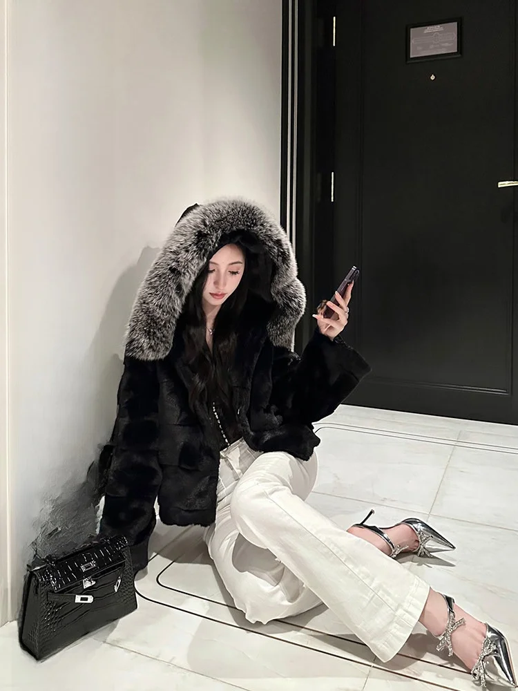 

Корейская женская шуба Fay: легкая роскошь, высококачественный мех, теплая зимняя верхняя одежда, универсальный стиль