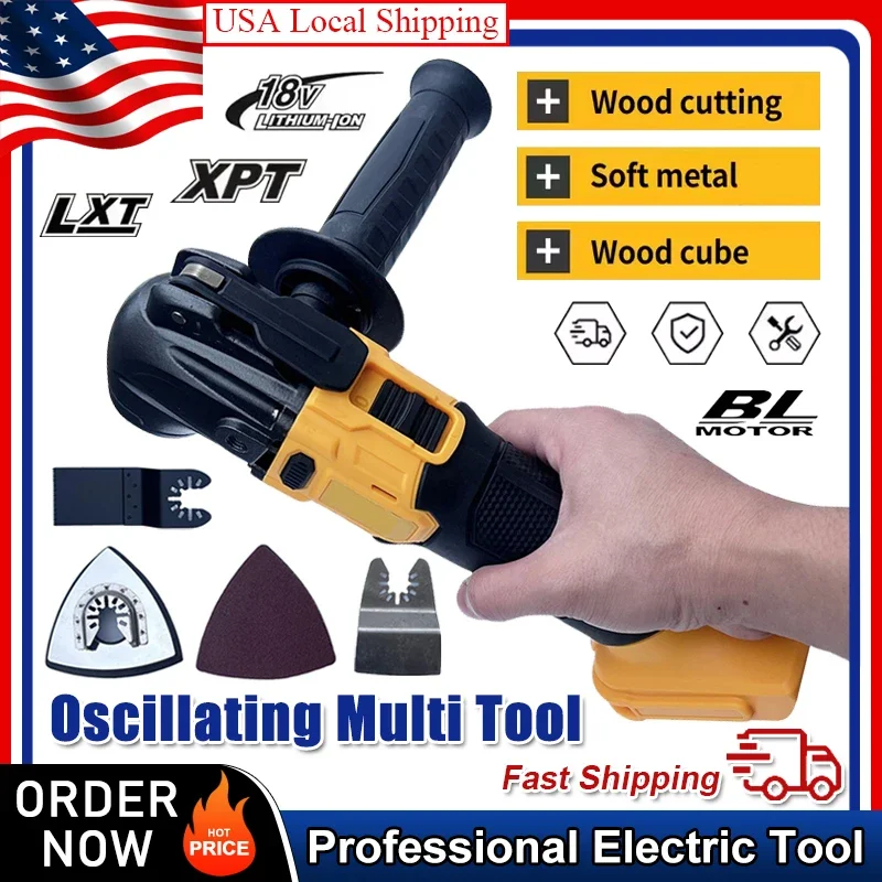 

Fit Dewalt Quick Release Oscillating Tool Brushless Multi Functional Tool Renovator Electric Trimmer Compatible For 20V Battery