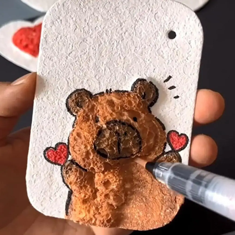 

Diy Paint Brush Magic 3D Art For Art Craft Art Drawing Paper For Kid DIY Painting Educational Toy Creative Painting Paper Puffy