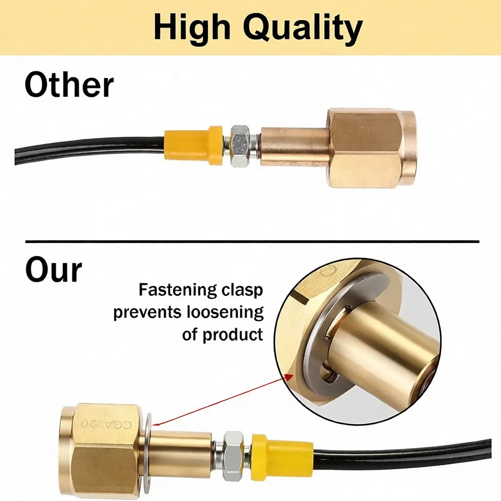 Soda Machine Hose Kit 1 5M TR21 4 To W21 8 CGA320 G5 8 Connector Filter Mesh Carbonation Tube For Home Beverage Maker