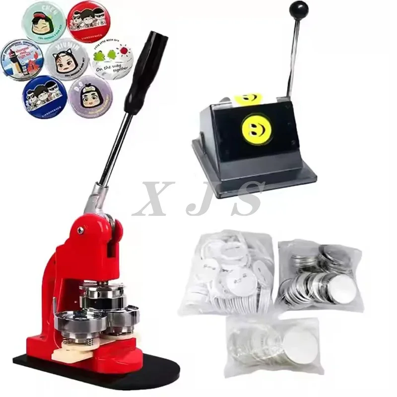 Wholesale 58mm 2.25in Classic Button Making Machines Kit Including Paper Cutter and 1000sets Pin Button Materials