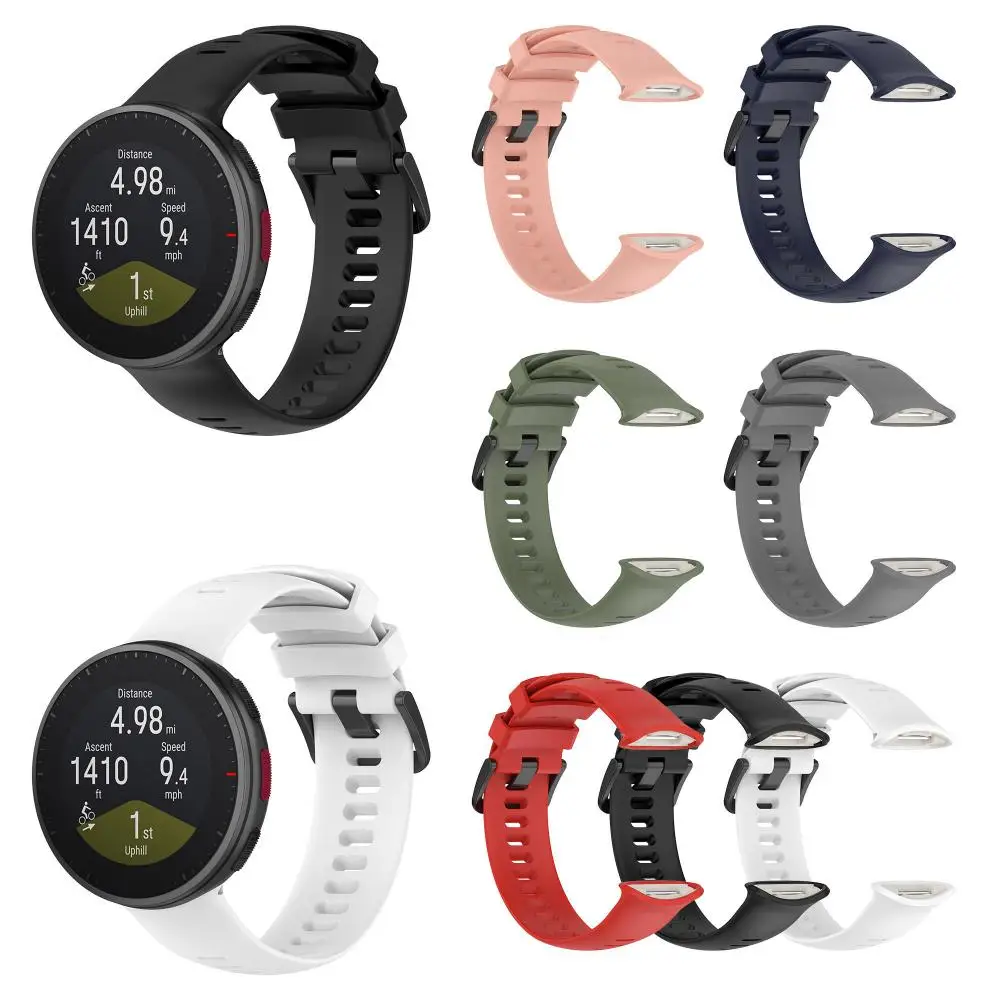 Watch Strap Breathable Smart Accessories Silicone Strap For Polar Vantage V2 Replacement Wristband Smartwatch Multiple Colors