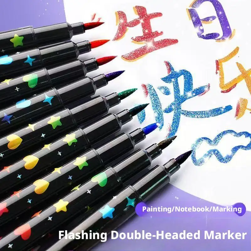 Marker Pen Set Color Markers Alcohol Art Markers Refillable Dual Tips Sketching Drawing Manga School Supplies