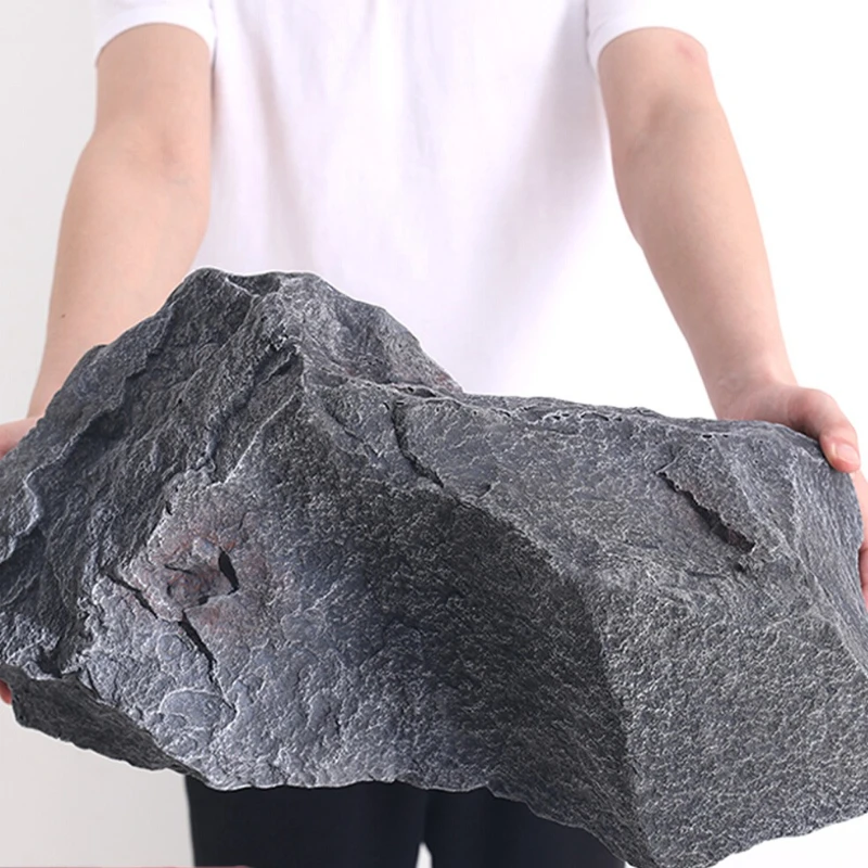 

Irregular PU Fake Stone Foam Sculpture Rockery Shopping Mall Landscaping Shooting Window Hotel Green PlantLandscapeStoneOrnament