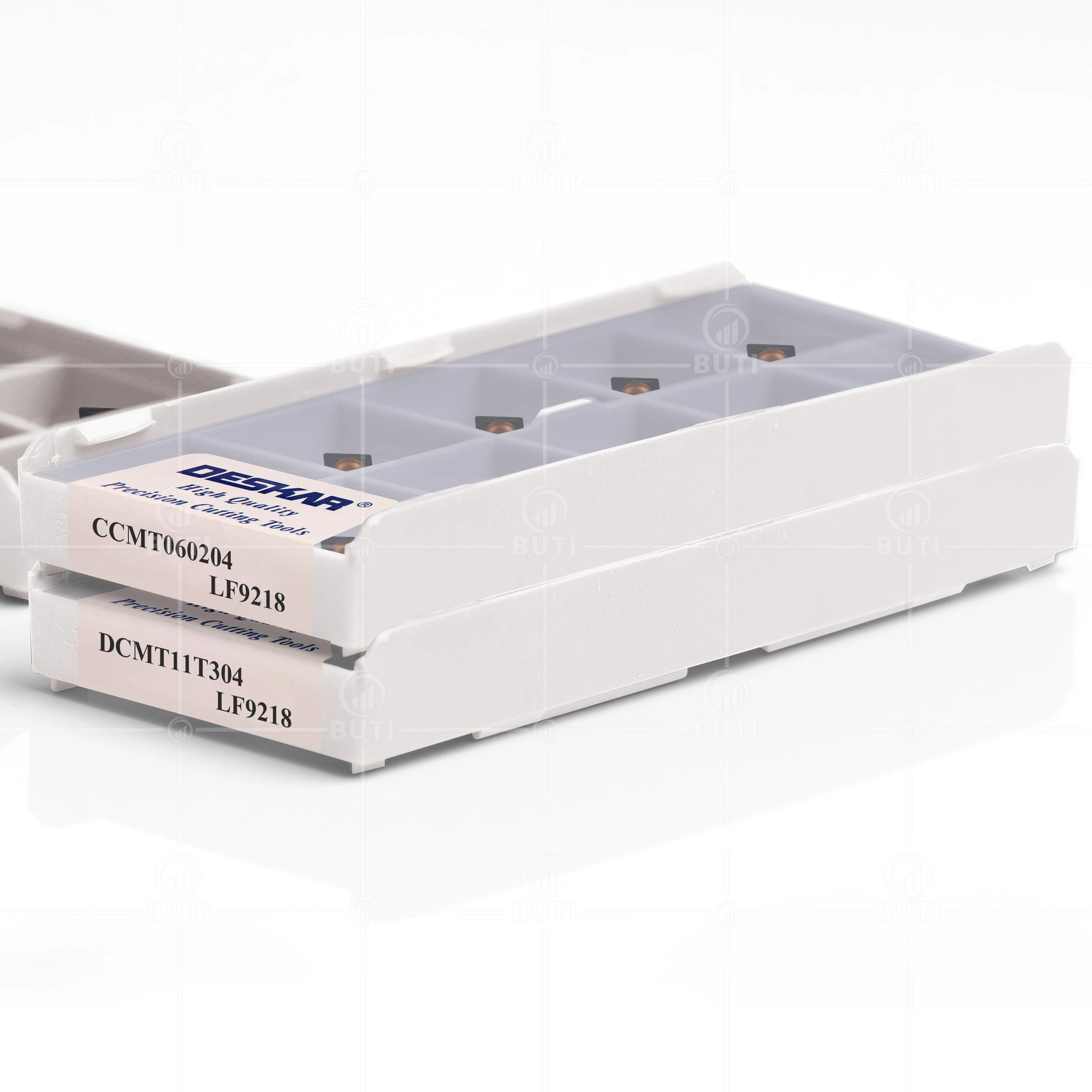 Imagem -04 - Deskar-cnc Lathe Cortador Inserções de Carboneto Lâminas Internas para Peças de Aço 100 Original Ccmt06 Ccmt09 Dcmt11 Tcmt11 Lf9218