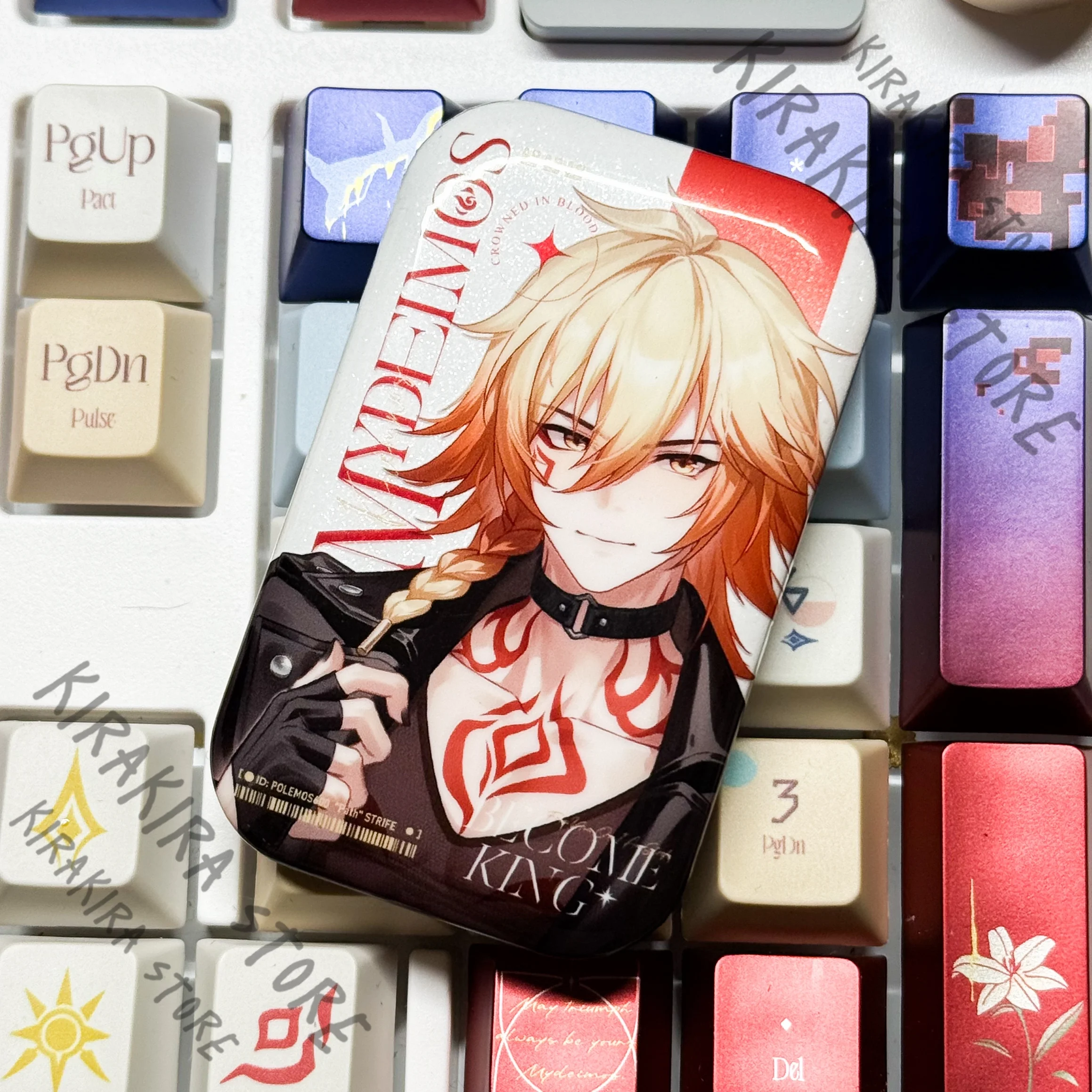 

Honkai: Star Rail Mydei Phainon Anime Emblem Breastpin Postcard cosplay Acrylic Ornaments Standing Plate Figurine Badge Mascot