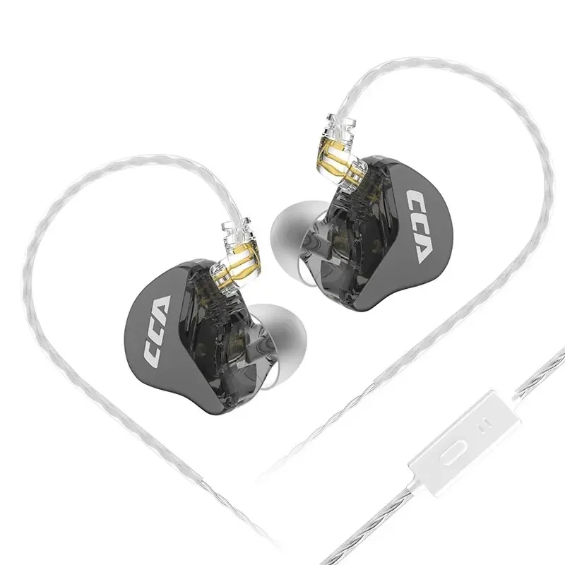 CCA CRA داخل الأذن السلكية HiFi سماعة رصد سماعات معلقة إلغاء الضوضاء KZ ZEX Pro NRA CA 4 الرياضة ألعاب سماعات الأذن