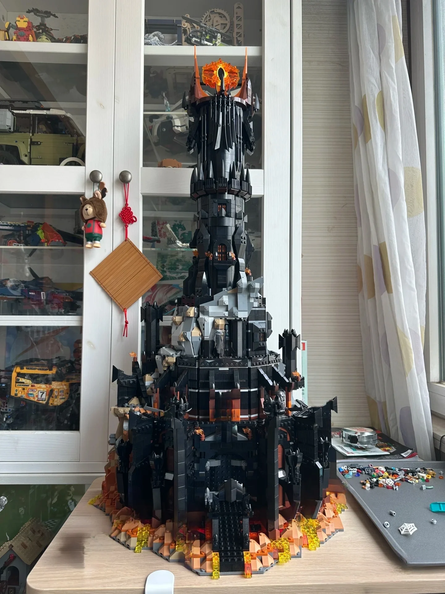 

Halloween Party Christmas for friends gifts 5471Pcs 2024 New 10333 Black Tower Dark Model Building Blocks Kit Bricks Creative