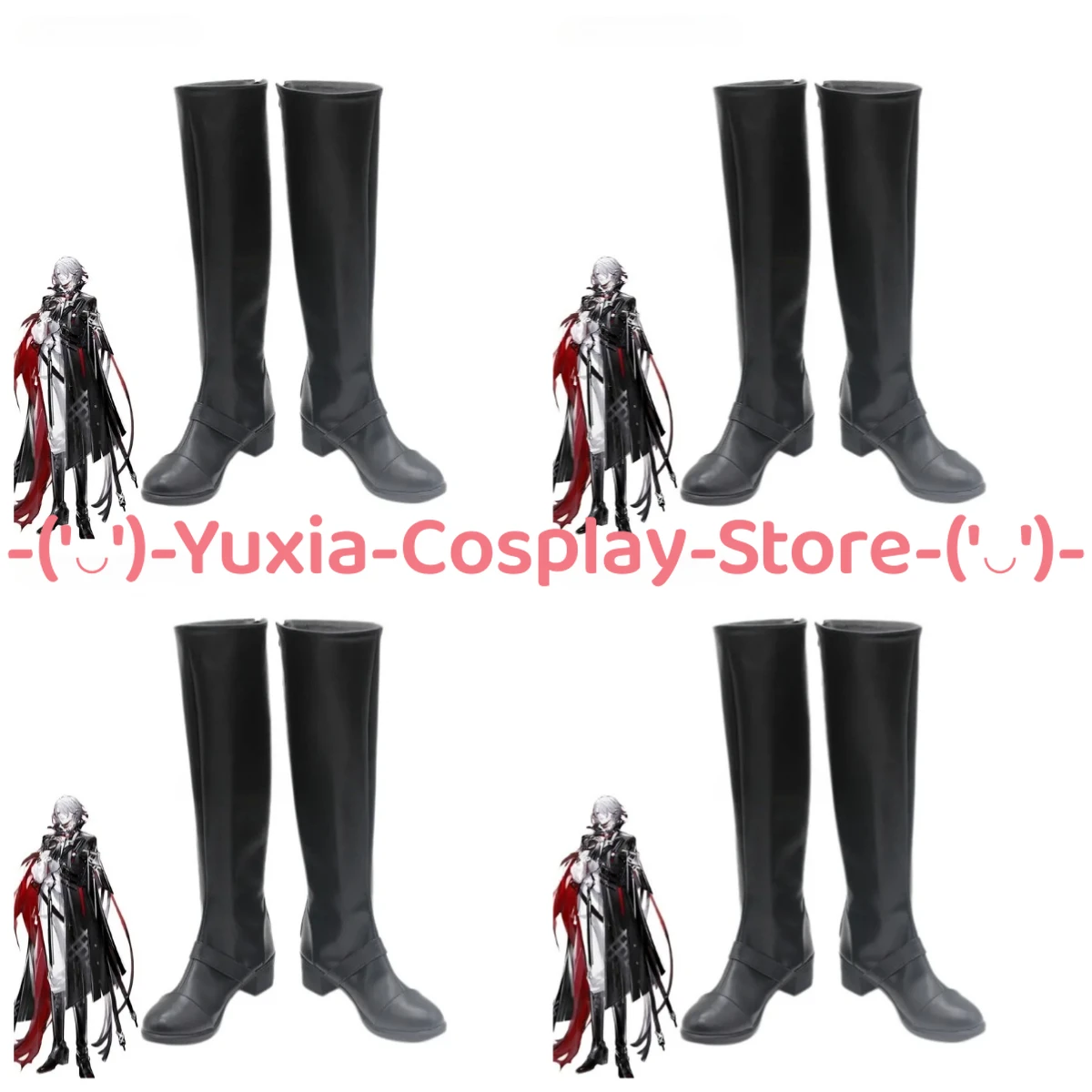 

Юксиакосплей! Arknights Sanguinarch обувь для косплея аниме игровой персонаж реквизит ботинки из искусственной кожи Хэллоуин карнавальный костюм для вечеринки