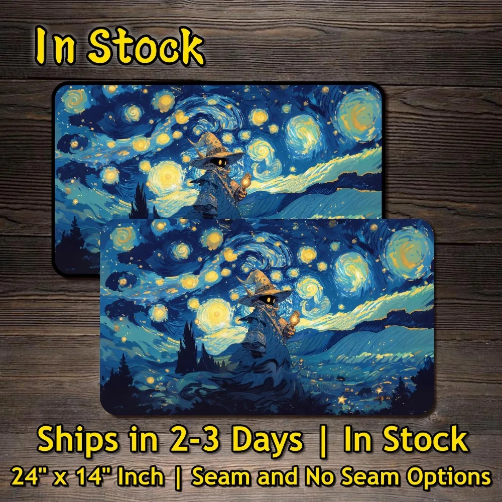 MTG Playmat, Star Mage Theme Mtg Mat, TCG Playmat with Zones, MTG Accessory, Table Top Gaming Gifts desk organizers and trays