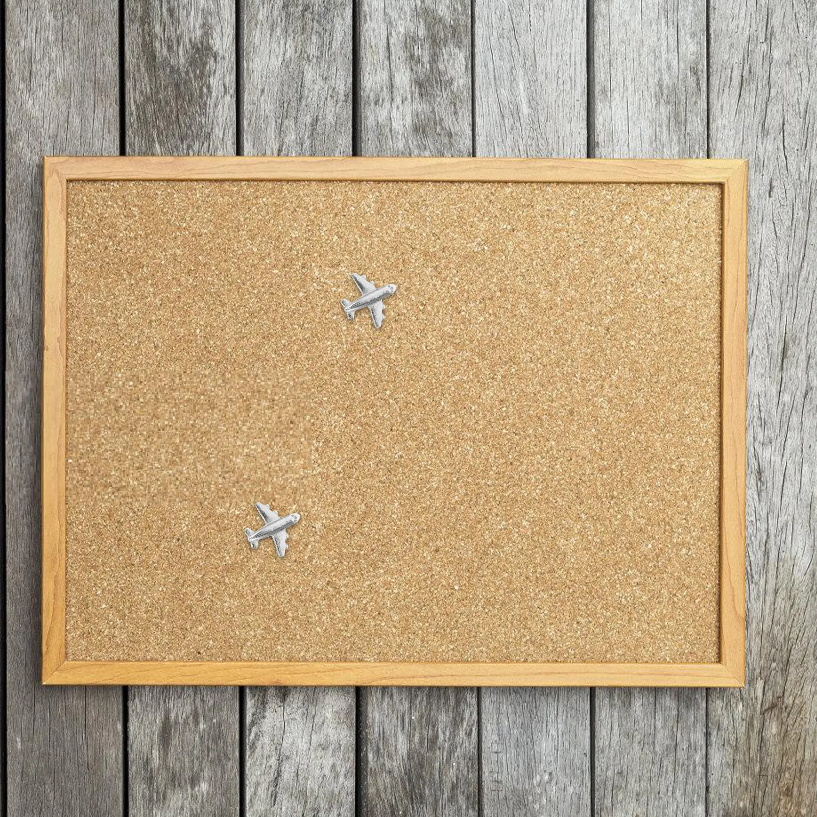 

24Pcs Silver Metal Airplane Push Pins Decorative Thumbtacks for Photo Wall Map Cork Board Office Bulletin Board Sturdy Craft