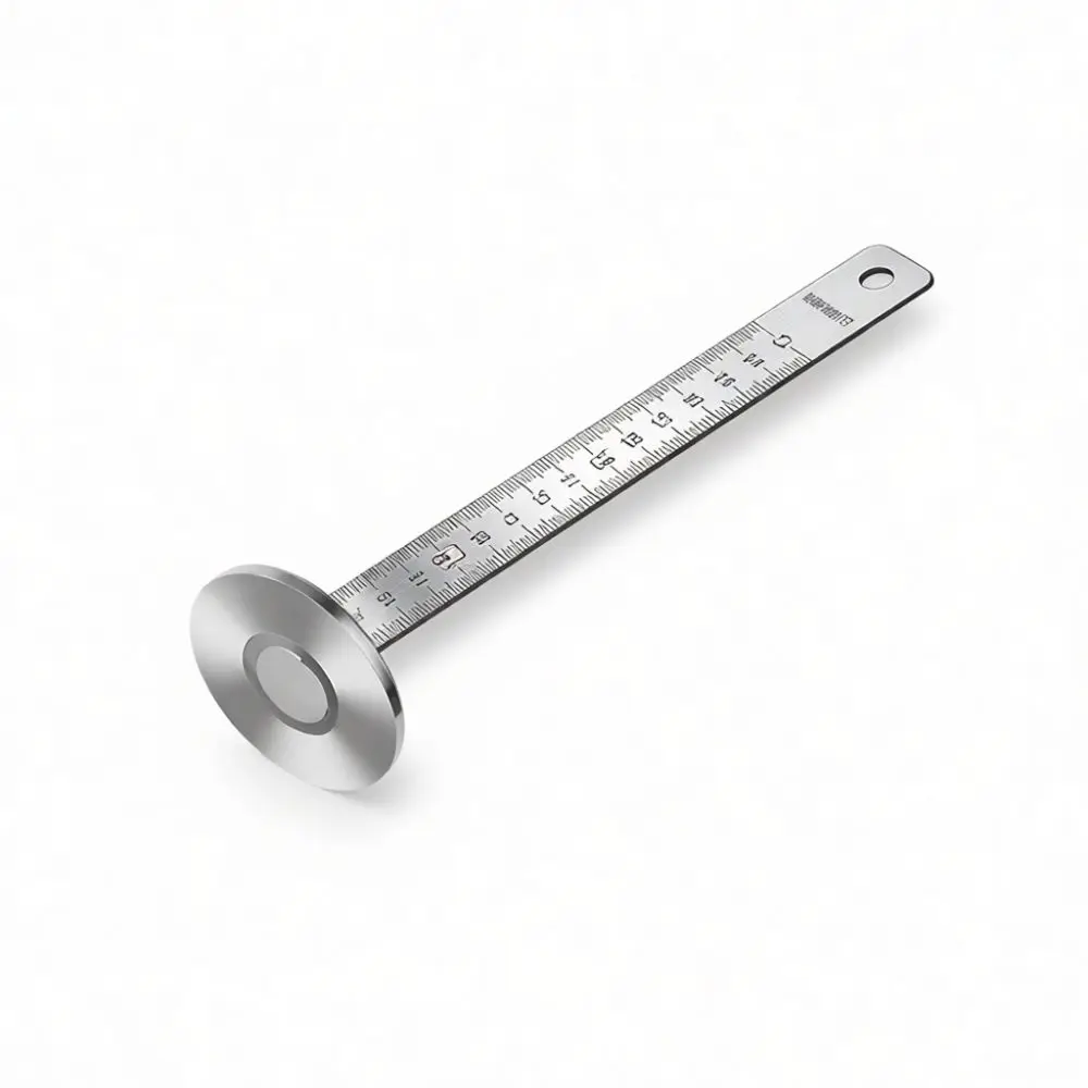 Heavy Duty Magnetic Tile Gauge Stainless Steel Leveling Ruler Flooring Installation Tool For Construction Accuracy Layout