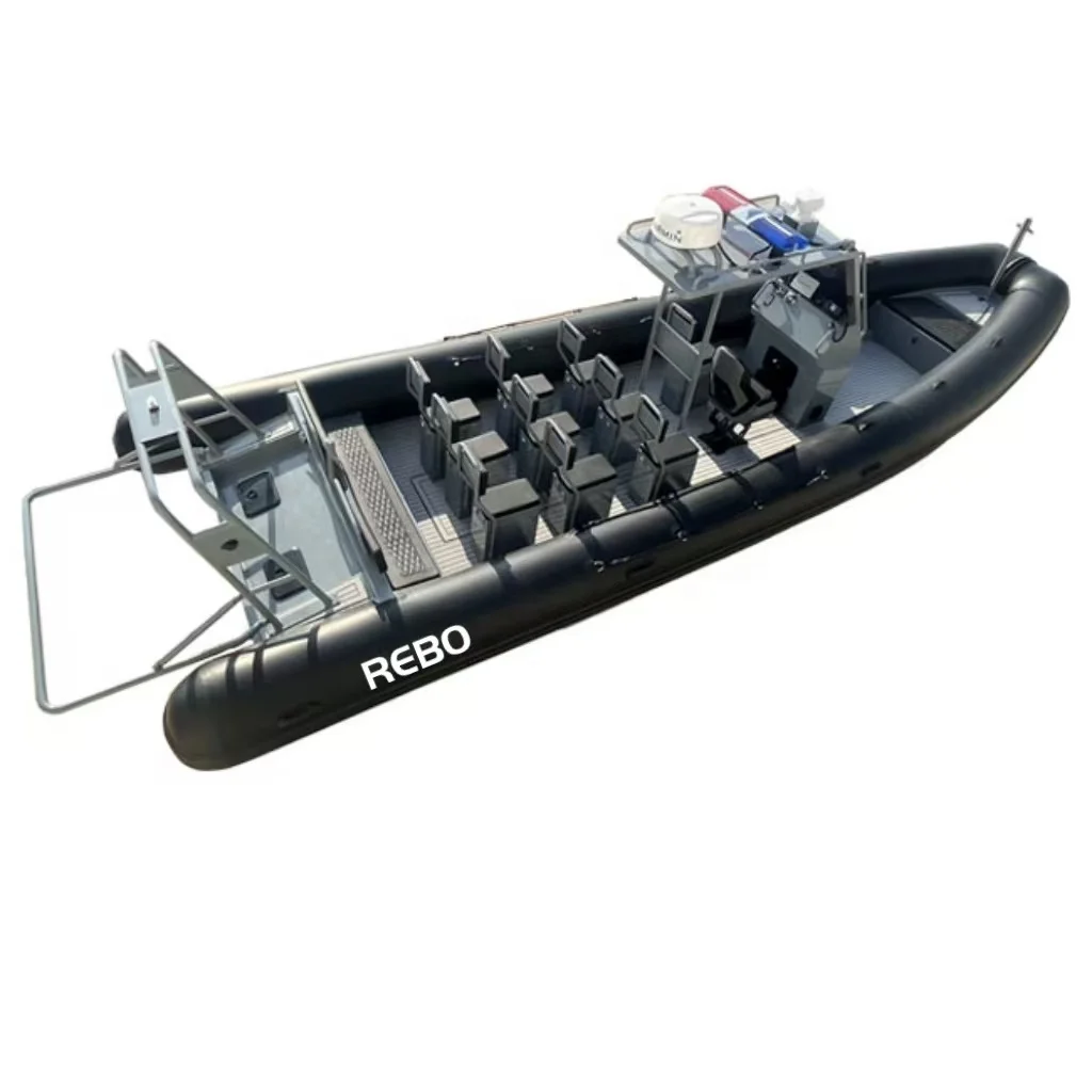 

2024 New Design 31.5ft RHIB 960 ORCA Hypalon/PVC Aluminum Hull Inflatable Boat for Diving