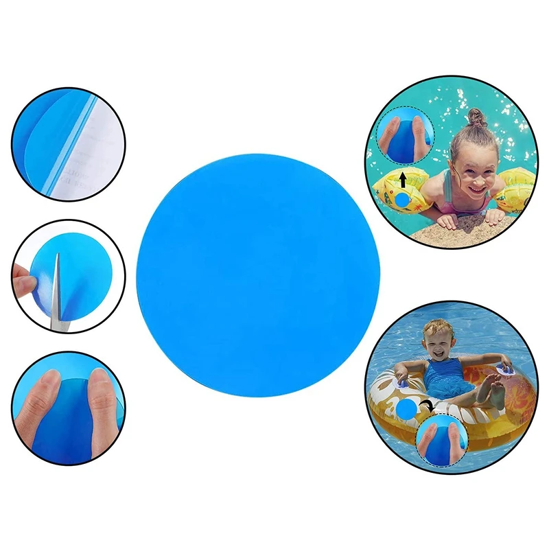 Inflatable Pool Self-Adhesive Repair Patches, Suitable For Repairing Inflatable Beds, Boats And Swimming Rings (10PC)