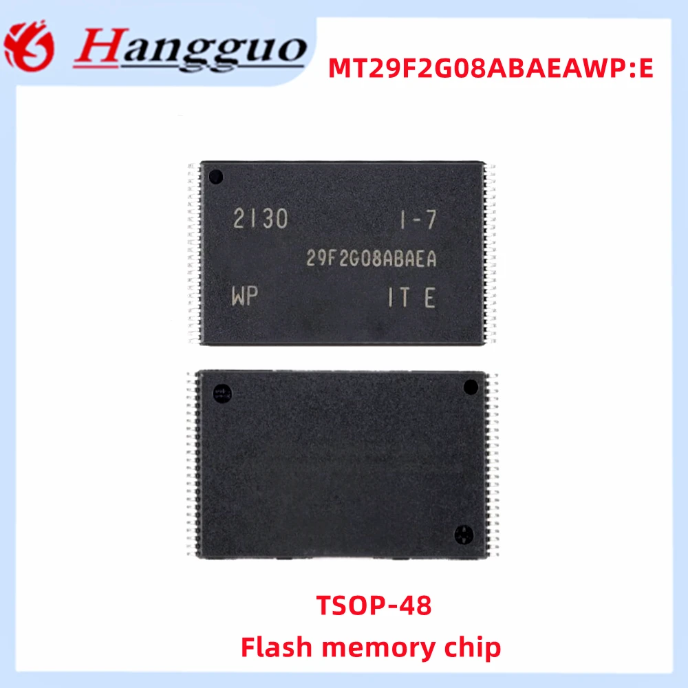 2PCS/lot original MT29F2G08ABAEAWP:E MT29F2G08ABAEA 256M TSOP-48 NAND flash memory chip