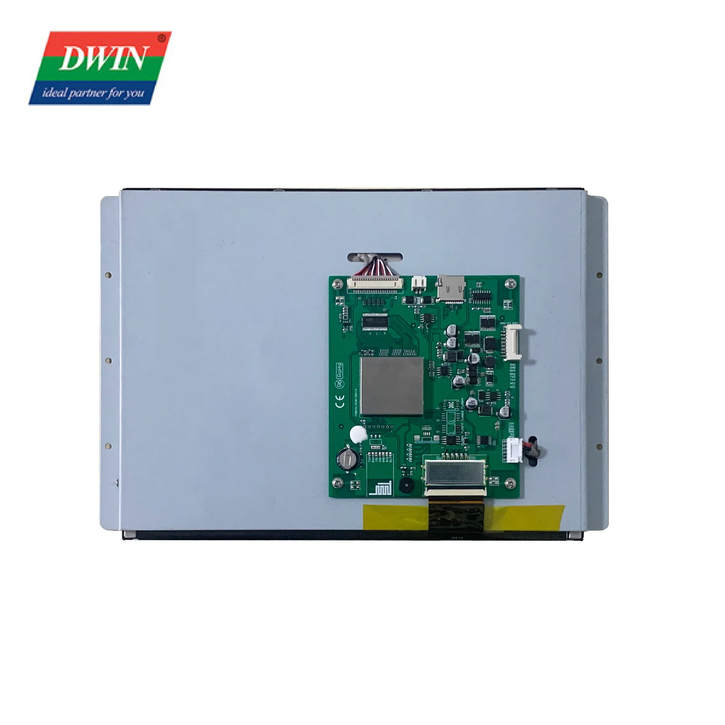 12.1-inch, 1024*768 Pixels Resolution, 16.7M Colors, IPS-TFT-LCD UART Serial Communication Display  Working with Arduino/STM/ESP