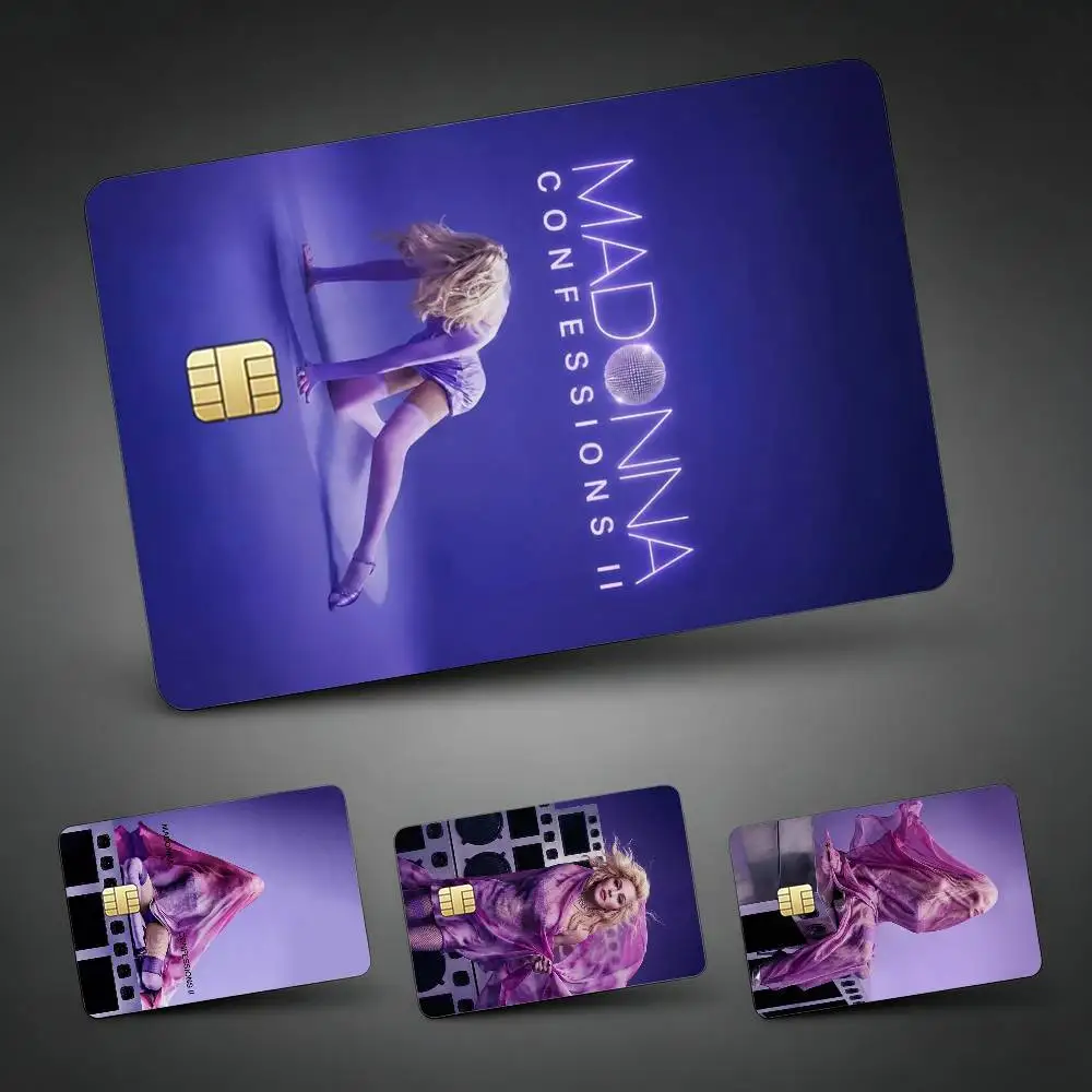 M-Madonna C-Confessions I Feel So Free Sticker Decoration Creative Bank Card Bus Metro Waterproof Sticker