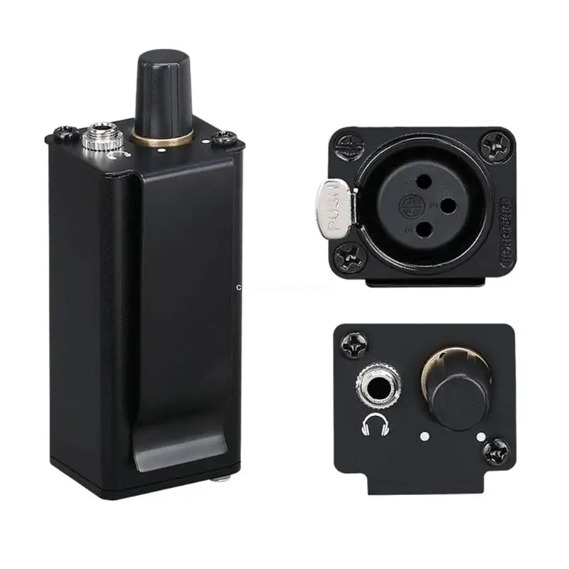 Professional In Ear Monitors Headphone Amplifier, TRS Input, Rechargeable Battery for Musicians Audiophiles New Dropship