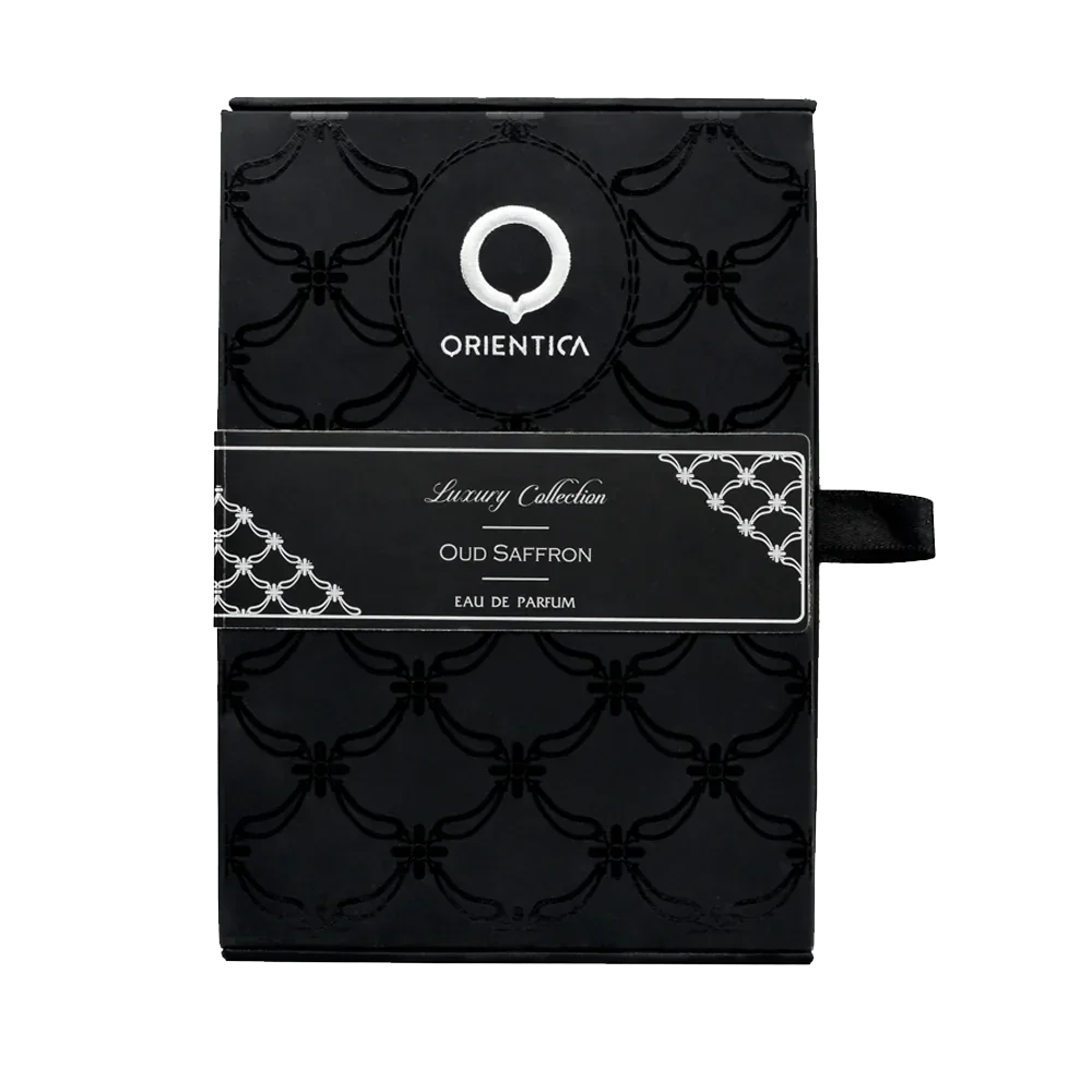 Orientica Oud Saffron EDP 2.7oz - عطر Woody الدافئ الحلو العنبر وودي طويل الأمد للجنسين، هدية فاخرة لعيد الميلاد والعطلات