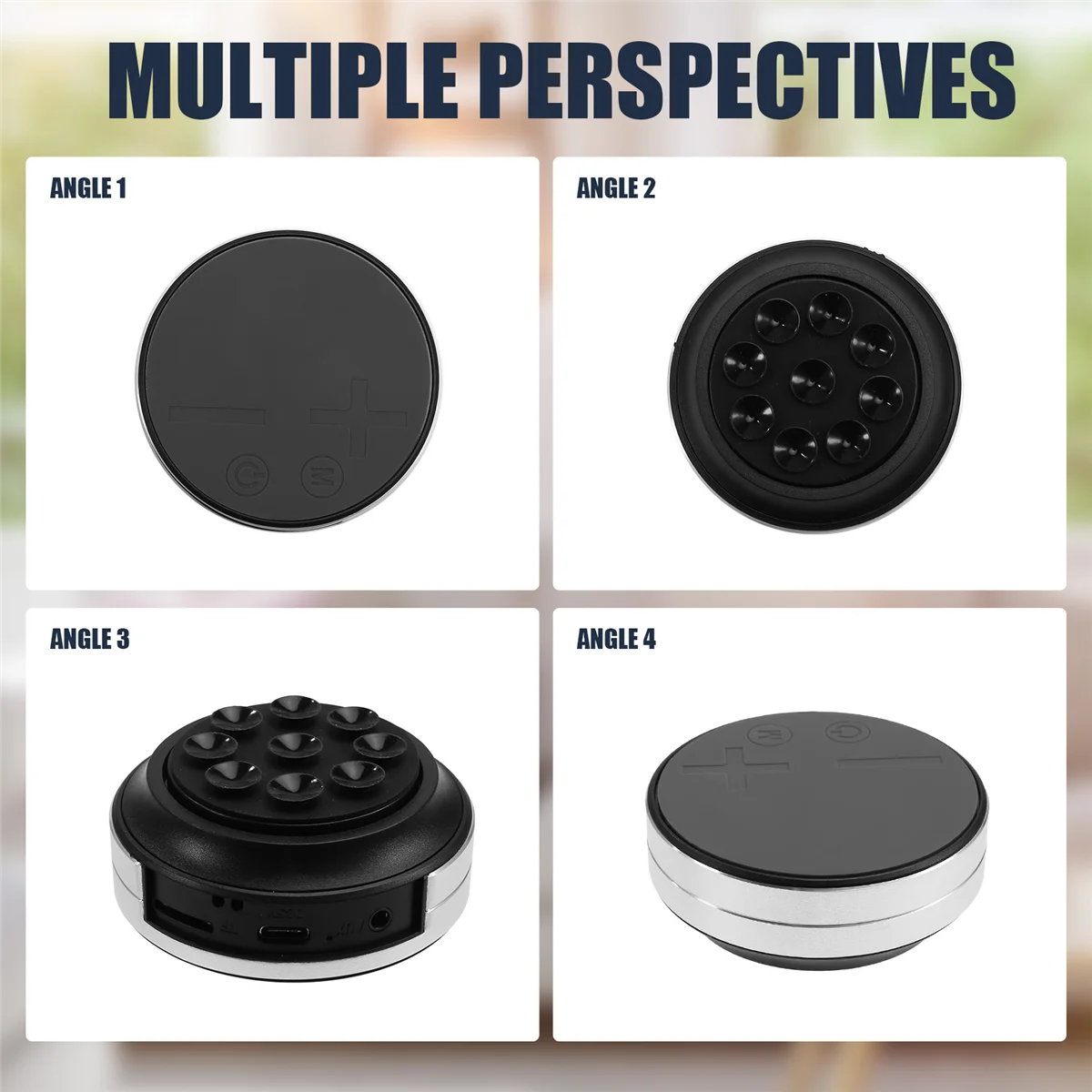 ADEGBO-Improved Extra Large TWS Bone Conduction Bluetooth-Lautsprecher TWS Wireless Silver