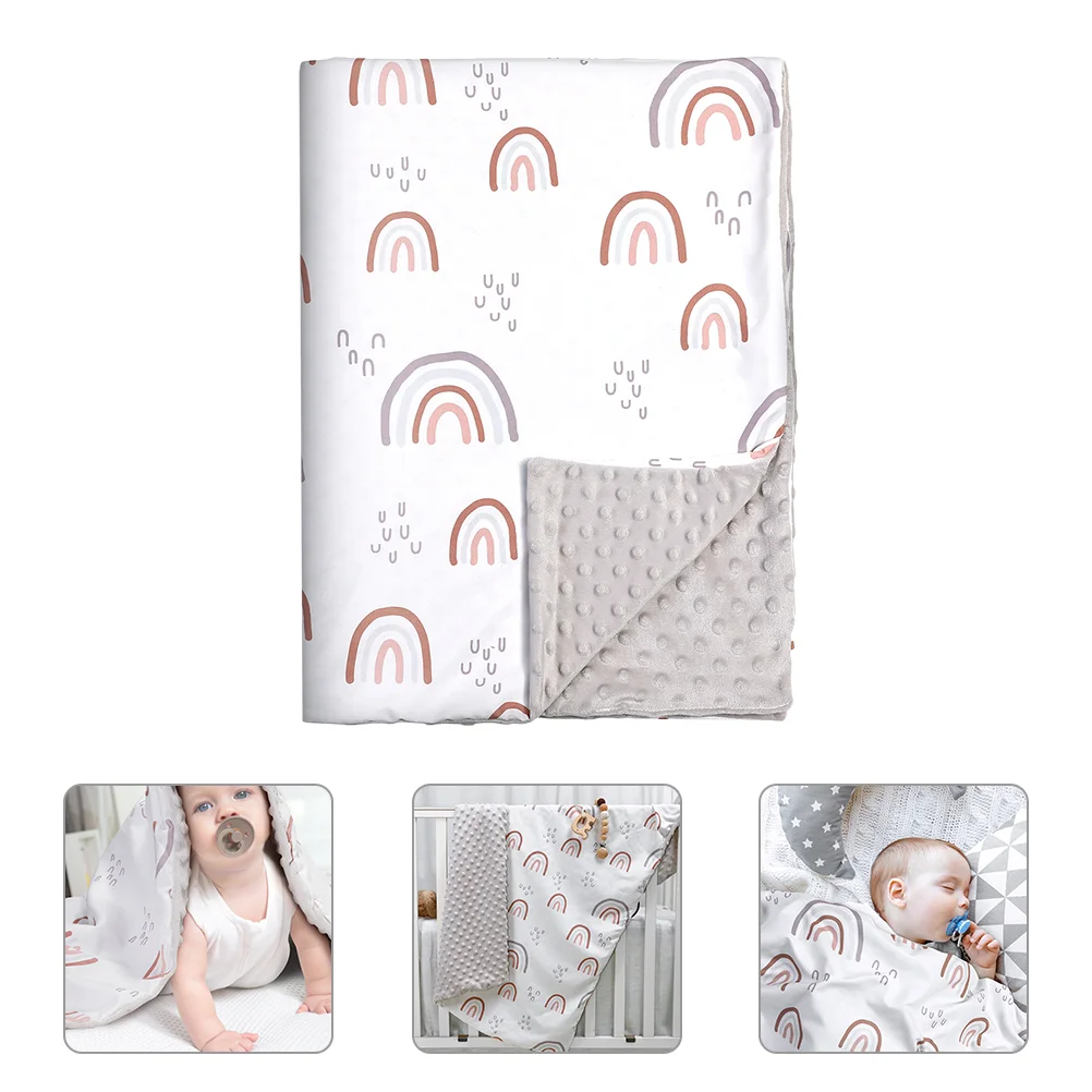 

Одеяло-бини, одеяла для малышей, меховые точки, детская коляска для сна, осень и зима для девочек, новорожденных, приема