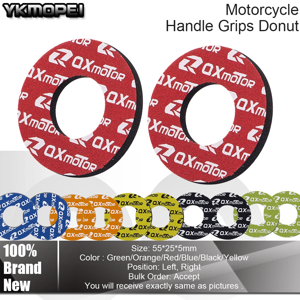 For KTM CR CRF XR YZ YZF WR WRF RM RMX RMZ KX KLX Any Dirt Bike Pit Motocross Enduro Universal Motorcycle Handle Grips Donut