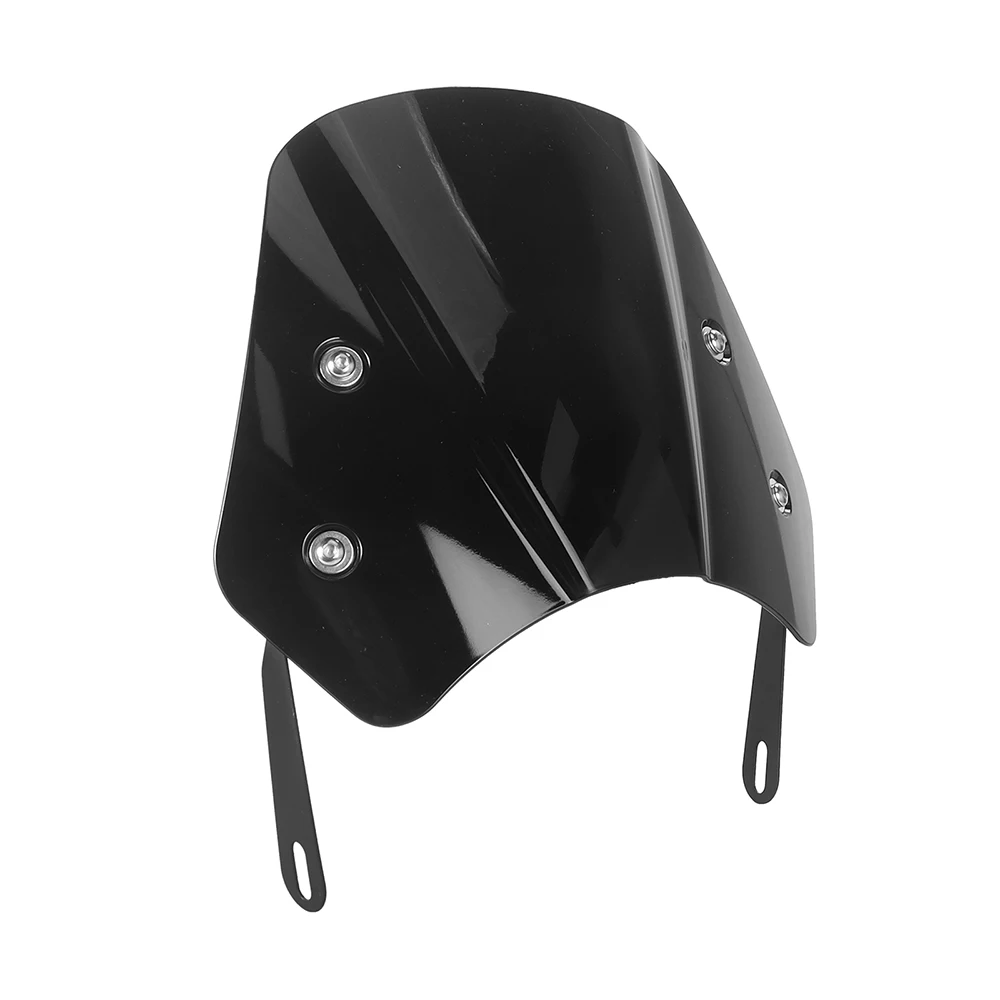 Universal Motorrad 5-7 Zoll Windschutzscheibe Retro Motorrad Windabweiser für Cafe Racer Royal Enfield Honda Yamaha Kawasaki Suzuki – Detail 8