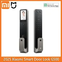 2025 Xiaomi Automatic Smart Door Lock G500 3D Face Recognition with Cat Eye Fingerprint Bluetooth Password Unlock Mi Home APP