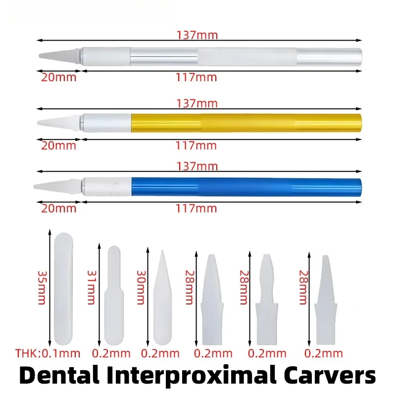 1 Set Dental Scalpel Blades and Handle Trimmer for Dermaplaning Sculpture Plaster Knife  DIY Cutting Repair Dentist Tools