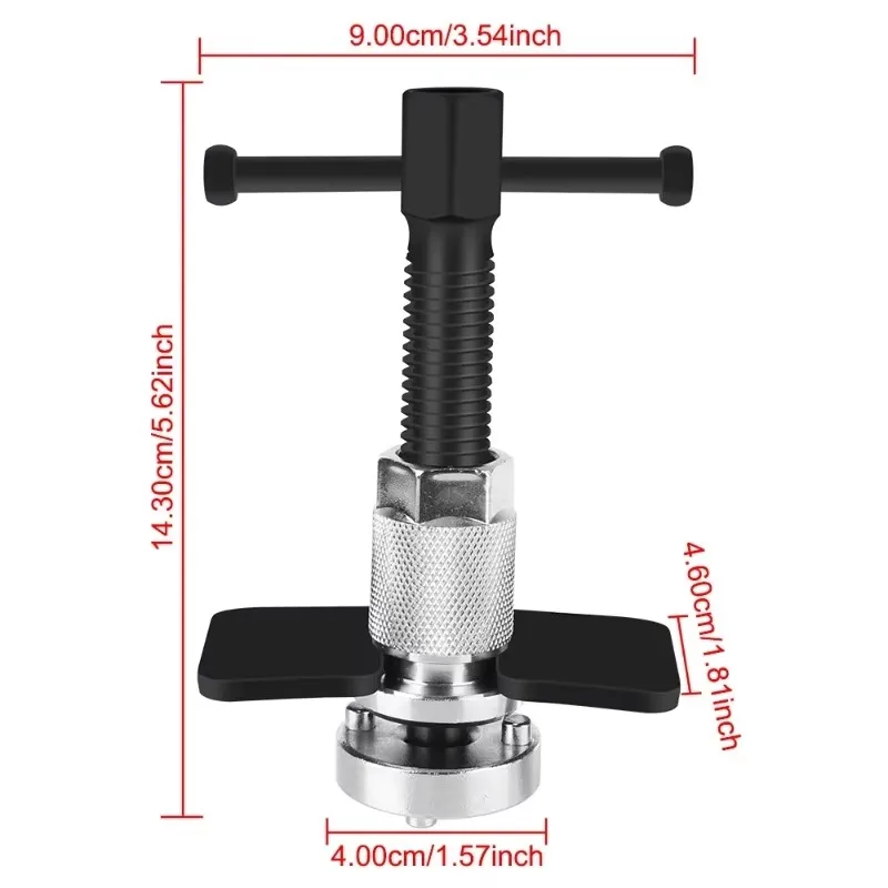 ชุดเครื่องมือถอดซ่อม 3 ชิ้น สำหรับดึงลูกสูบคาลิปเปอร์เบรกดิสก์รถยนต์ ปั๊มแยกกระบอกสูบล้อ