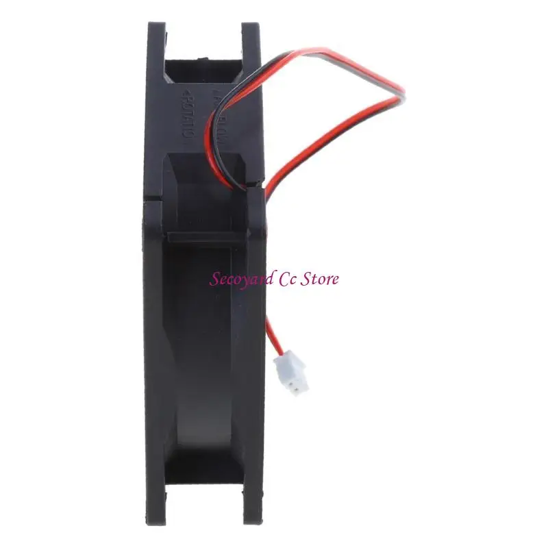 N3UC 12V 2-Pin 80x80x25mm Computer CPU System Heatsink Brushless Cooling Fan 8025