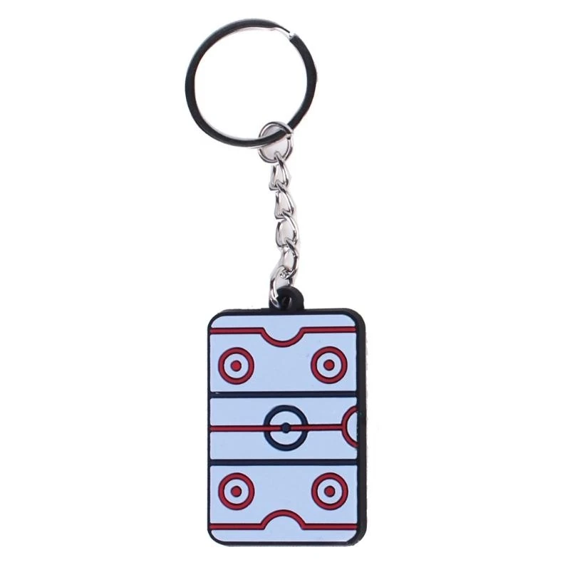 Fashion Ice Hockey Keyring Bag Charm Cartoon Car Keys Holder Handbag Decorations