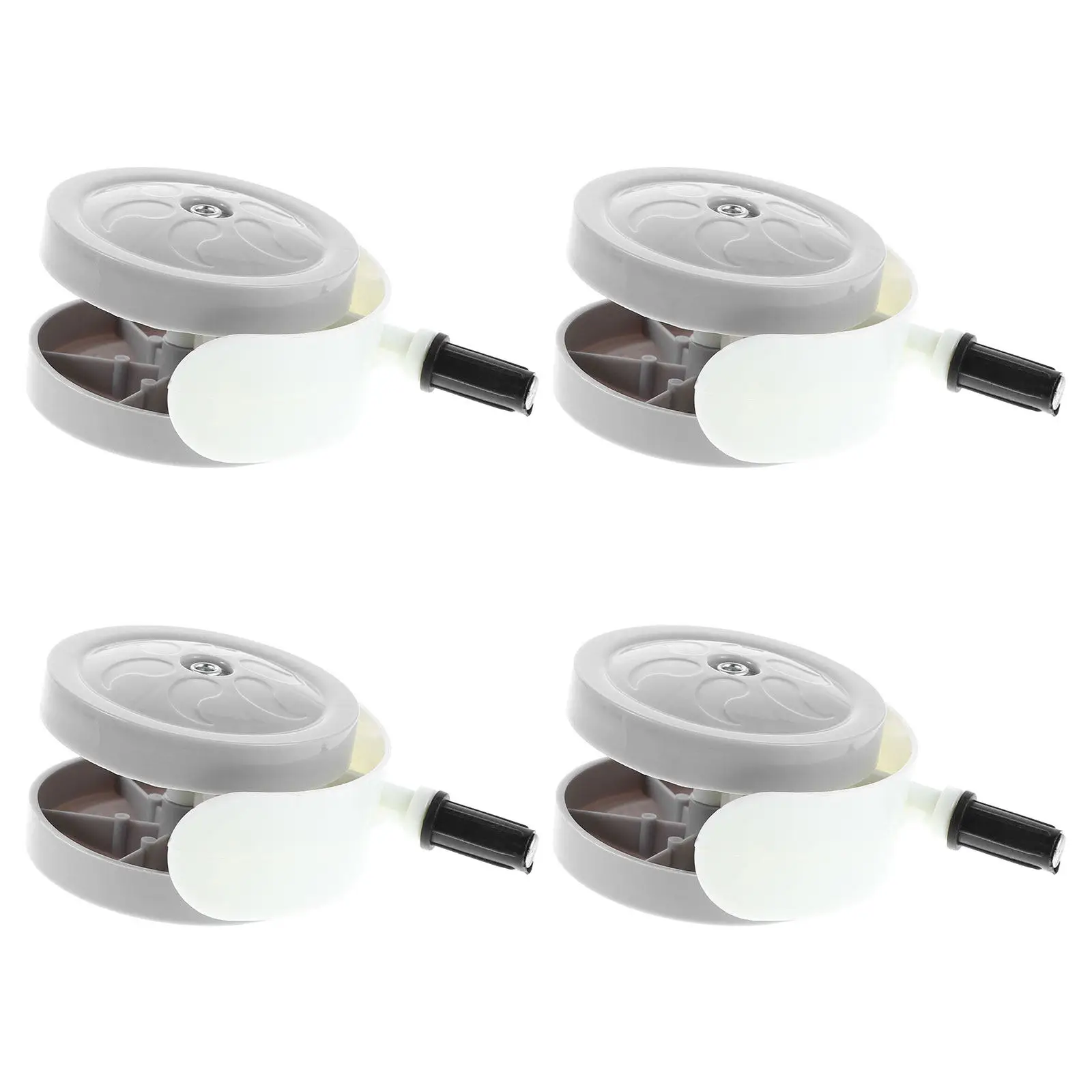 

Комплект из 4 сменных колес для детских ходунков: легкая установка, плавное вращение, снижение шума, аксессуары для колясок