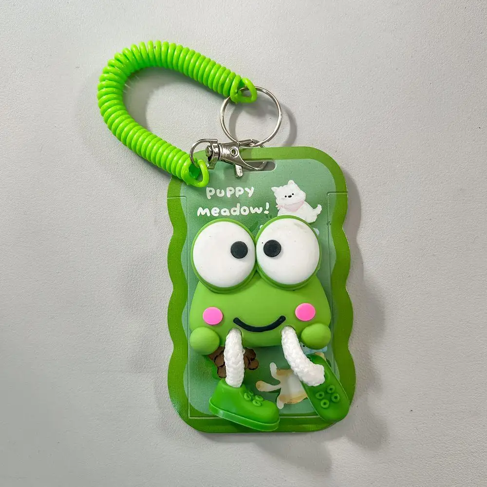 Kero Kero Keroppi Waterproof card sleeve set Subway transit card Key pendant Backpack decoration a birthday present Holiday gift