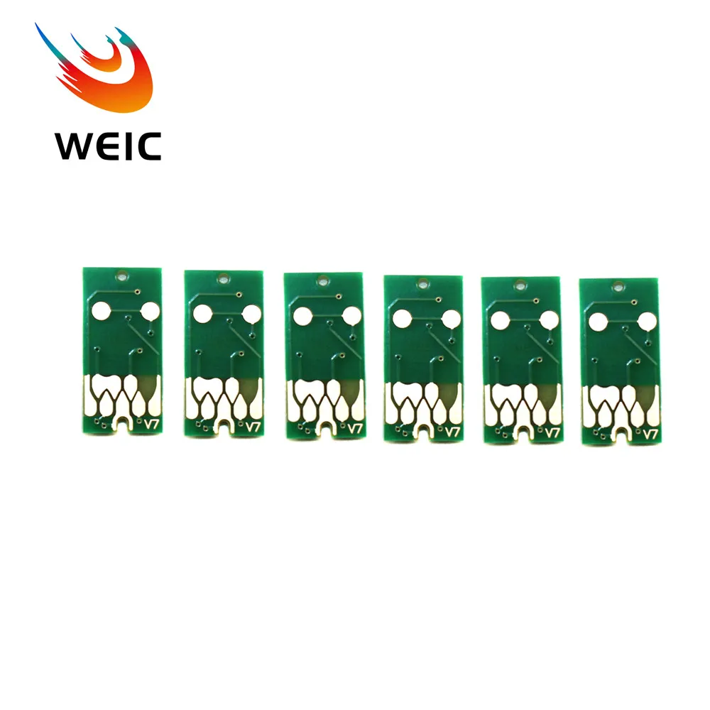6Color/Set T0801-T0806 ARC Chip for Epson Stylus Photo PX800FW PX810FW PX820FWD PX830FWD R285 RX585 RX685 Printer