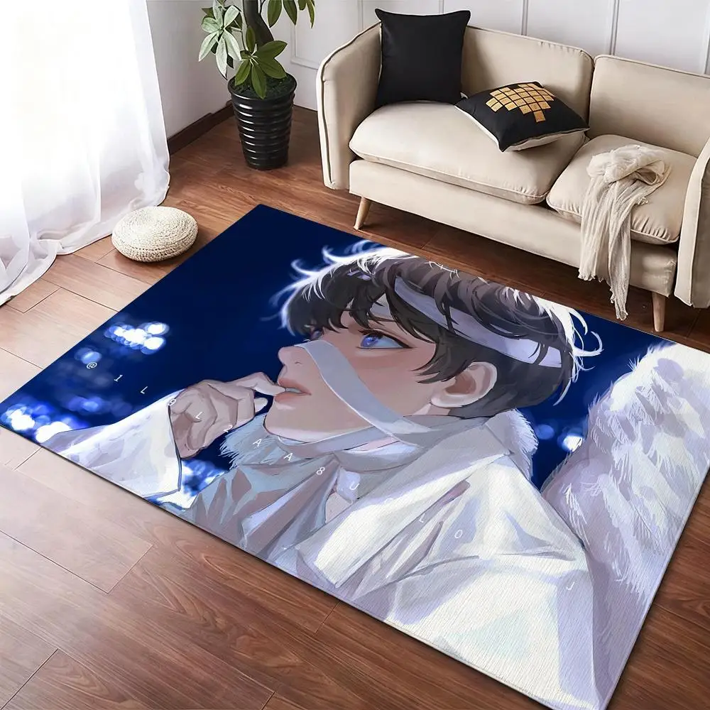 

Omniscient v-Viewpoint Creative Floor Mat Soft Thickened Non-Slip Door Mat for Living Room Home Decor Flannel Rugs