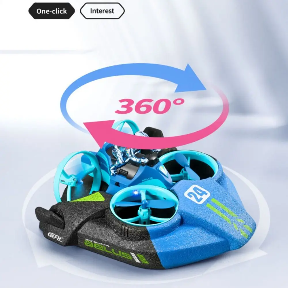 EPP Foam Mini RC Vliegtuig Zee Land Luchtvlucht Oplaadbare 3-in-1 Quadcopter Boot 2.4G Afstandsbediening RC helikopter Speelgoed