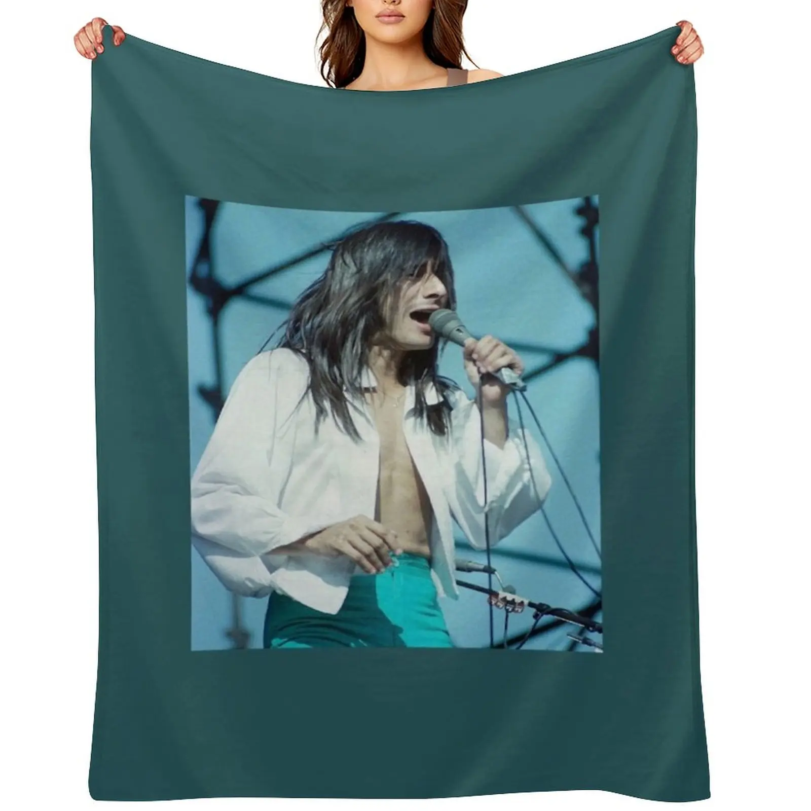 

steve perry art Throw Blanket Personalized Gift christmas gifts for sofa Flannel Blankets
