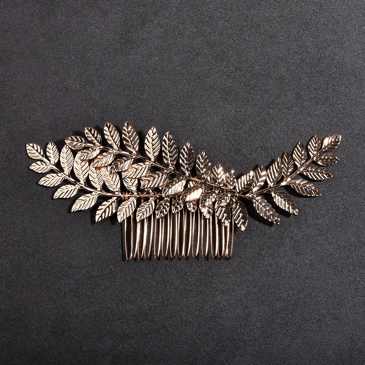 Korean Fashion Metal Leaf Hair Combs Simple Headpieces for Women and Girls Party Hairpins Clips Bride Wedding Hair Jewelry